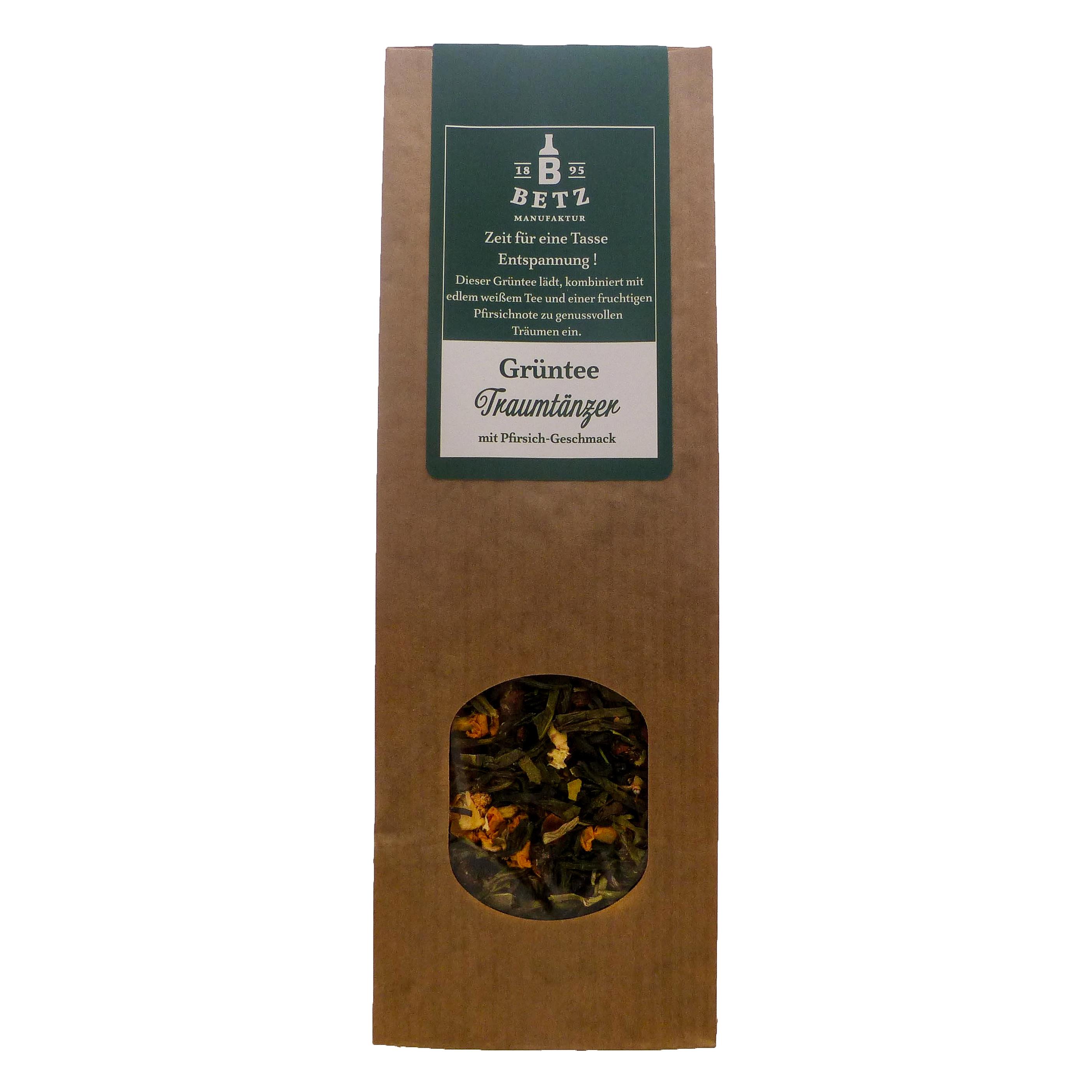 Grüntee ´Traumtänzer´, 70 g in Präsentkartonage