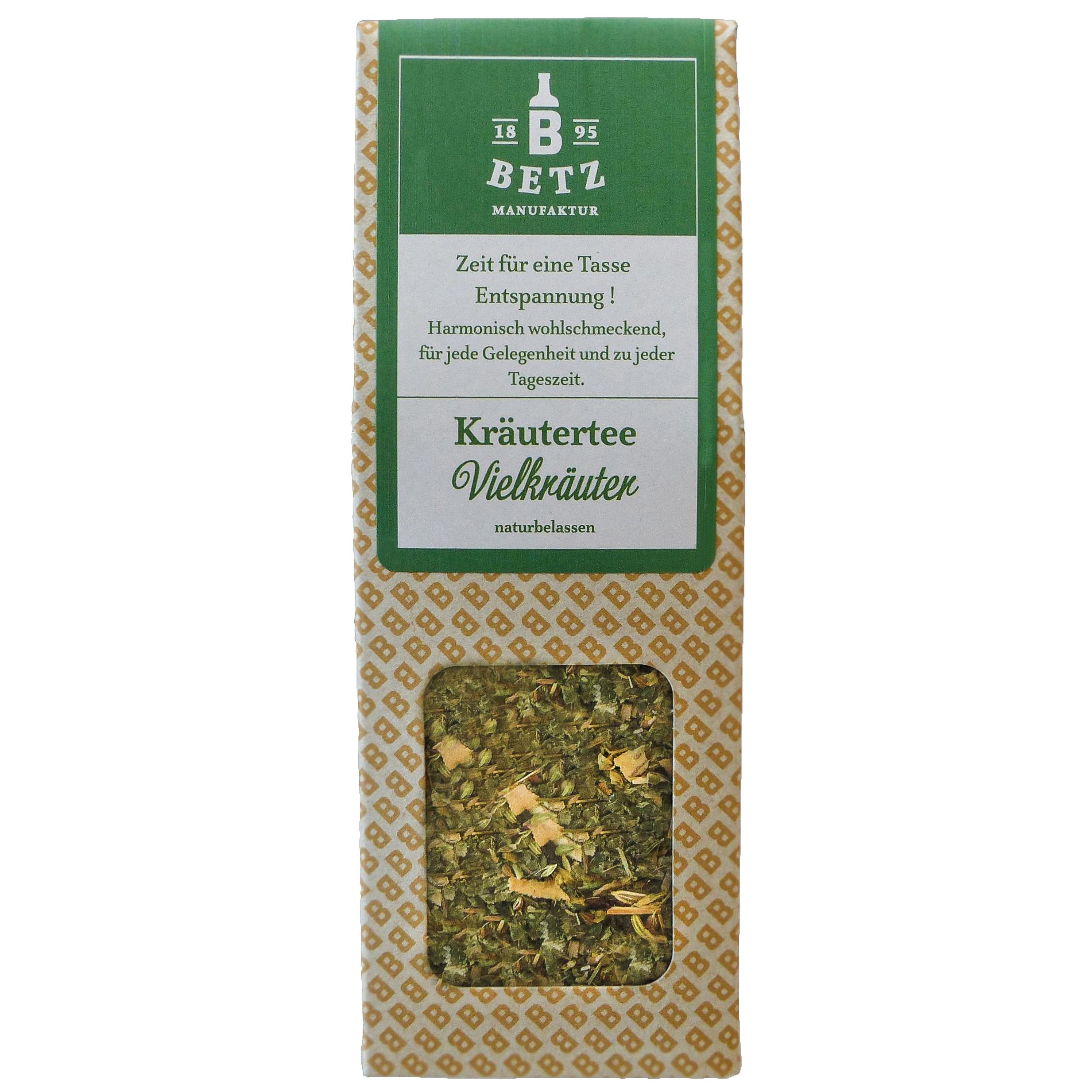 Kräutertee ´Vielkräuter´, 40 g in Präsentkartonage