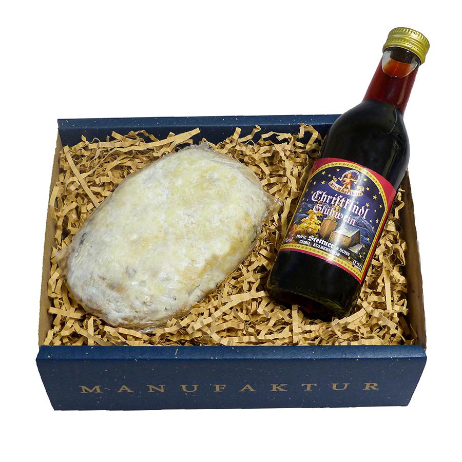 Weihnachts-Set Glühwein und Stollen