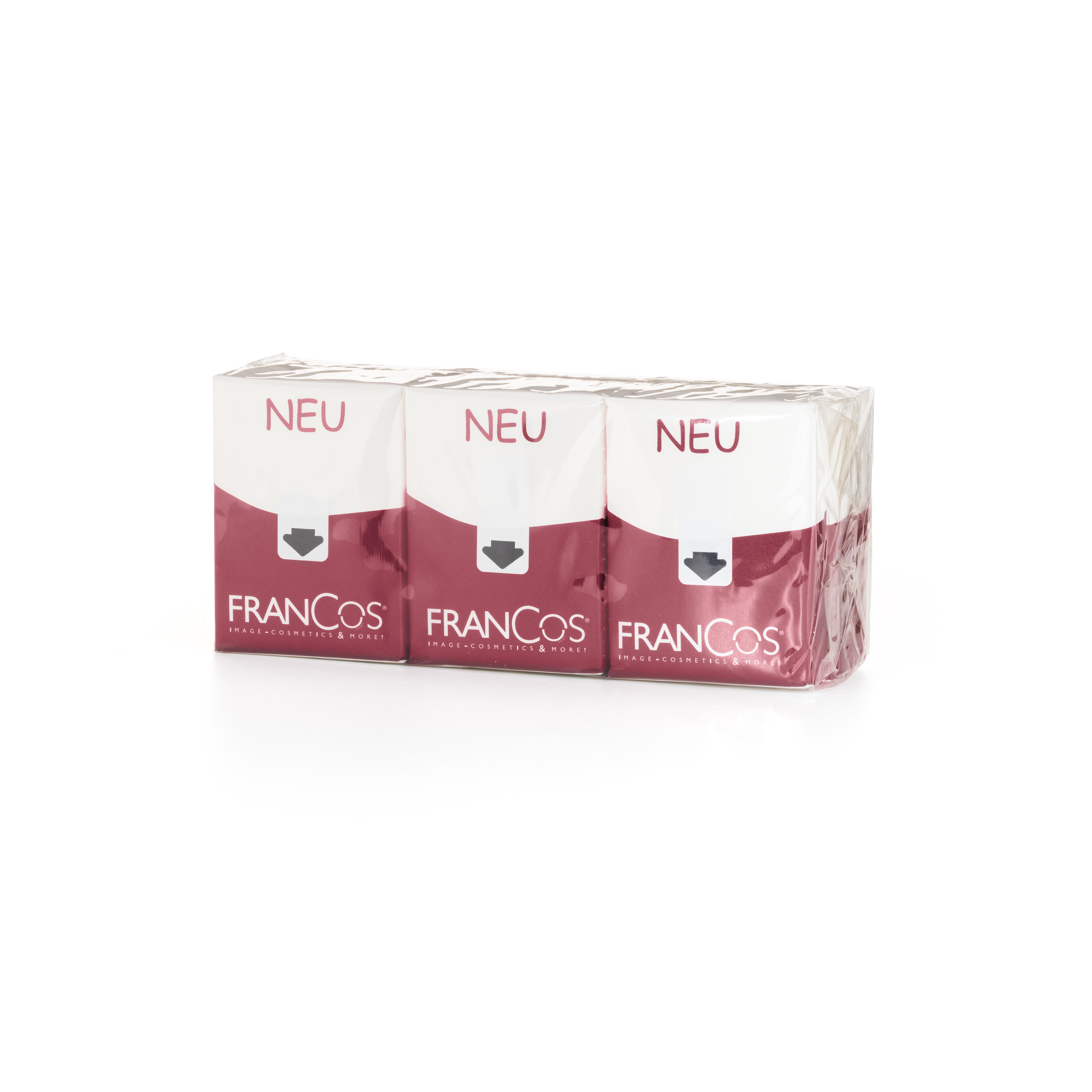 5er Set Taschentücher in Papierverpackung