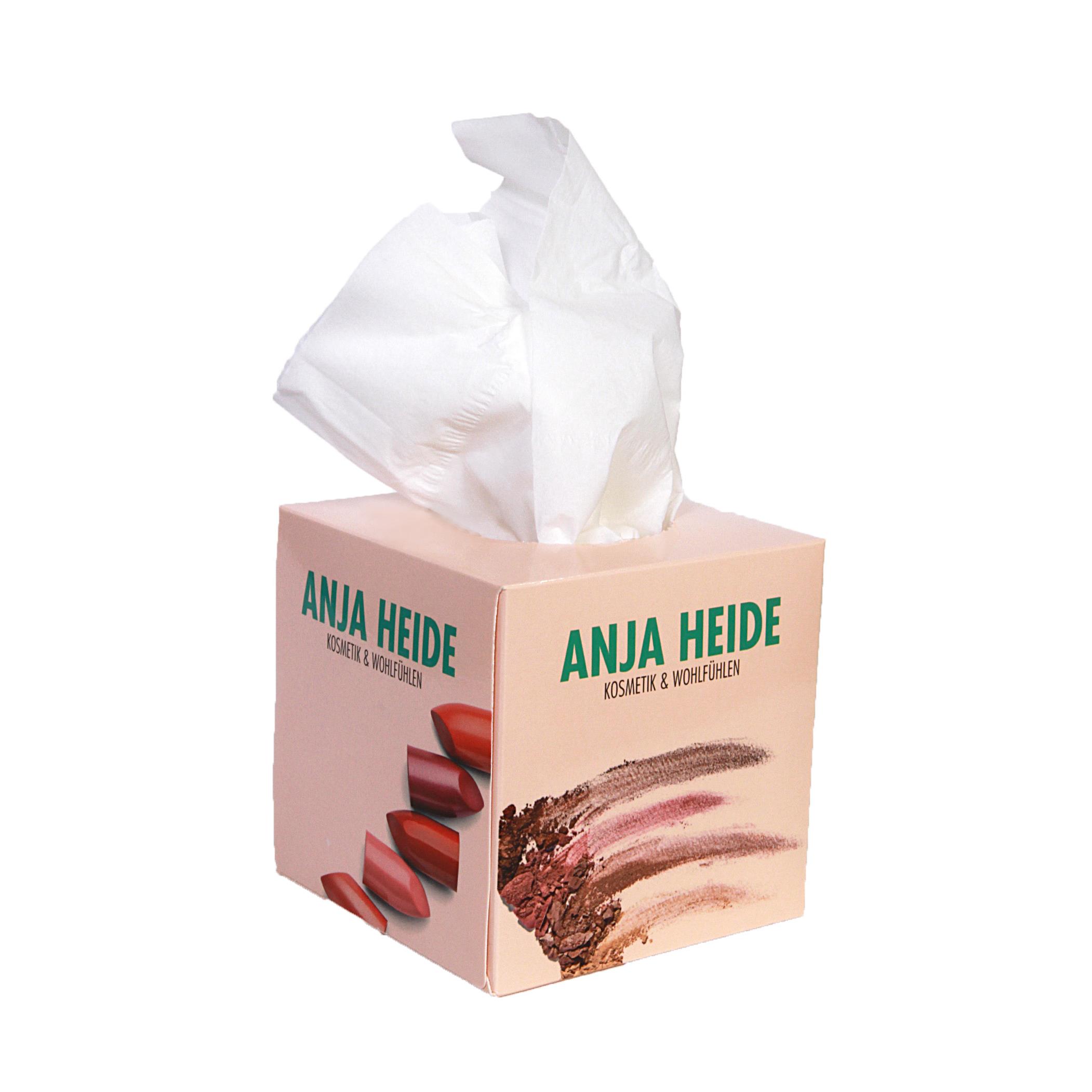 Kosmetiktücher in der Spenderbox ´Würfel´