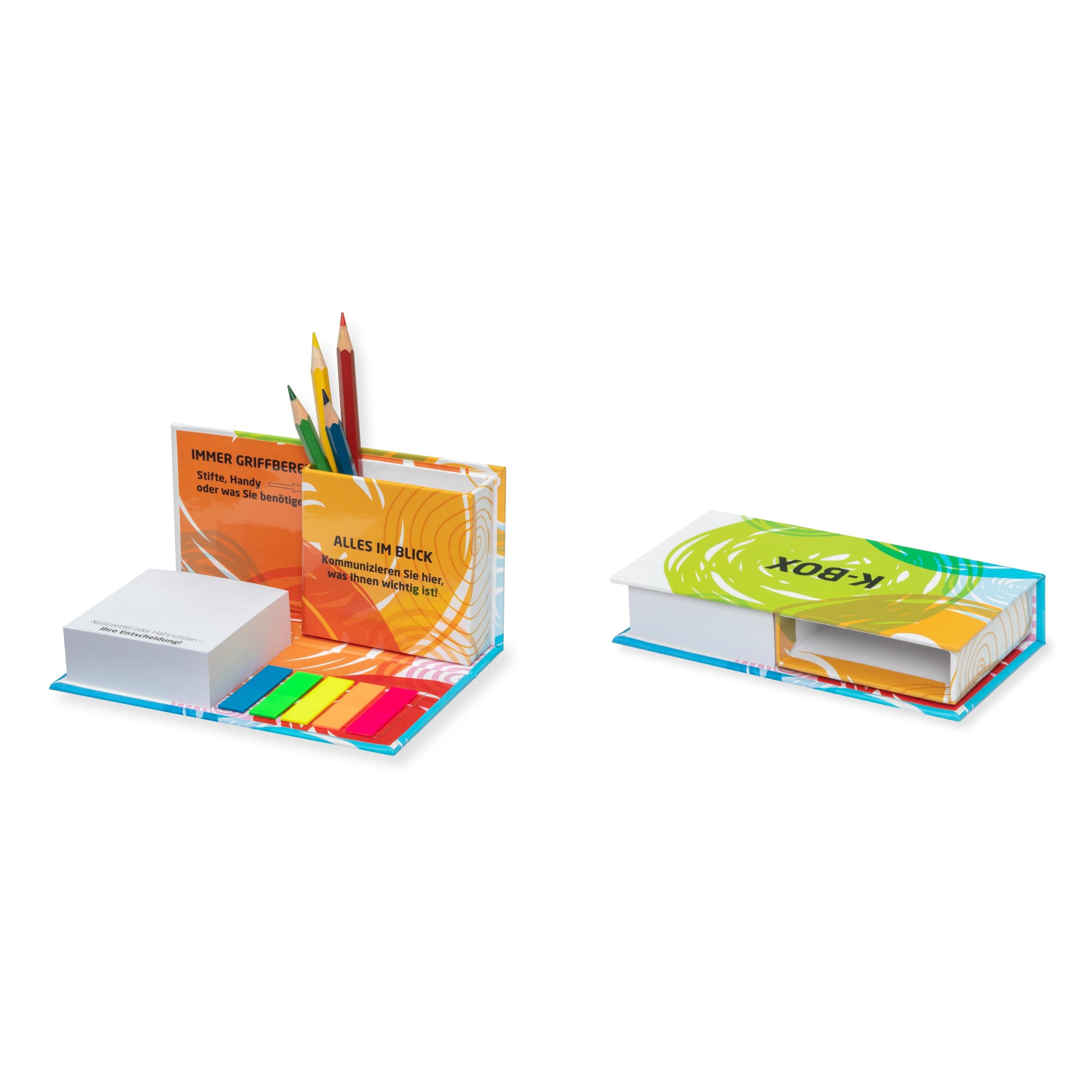 K-BOX - Notizzettel, Index + Stiftebox
